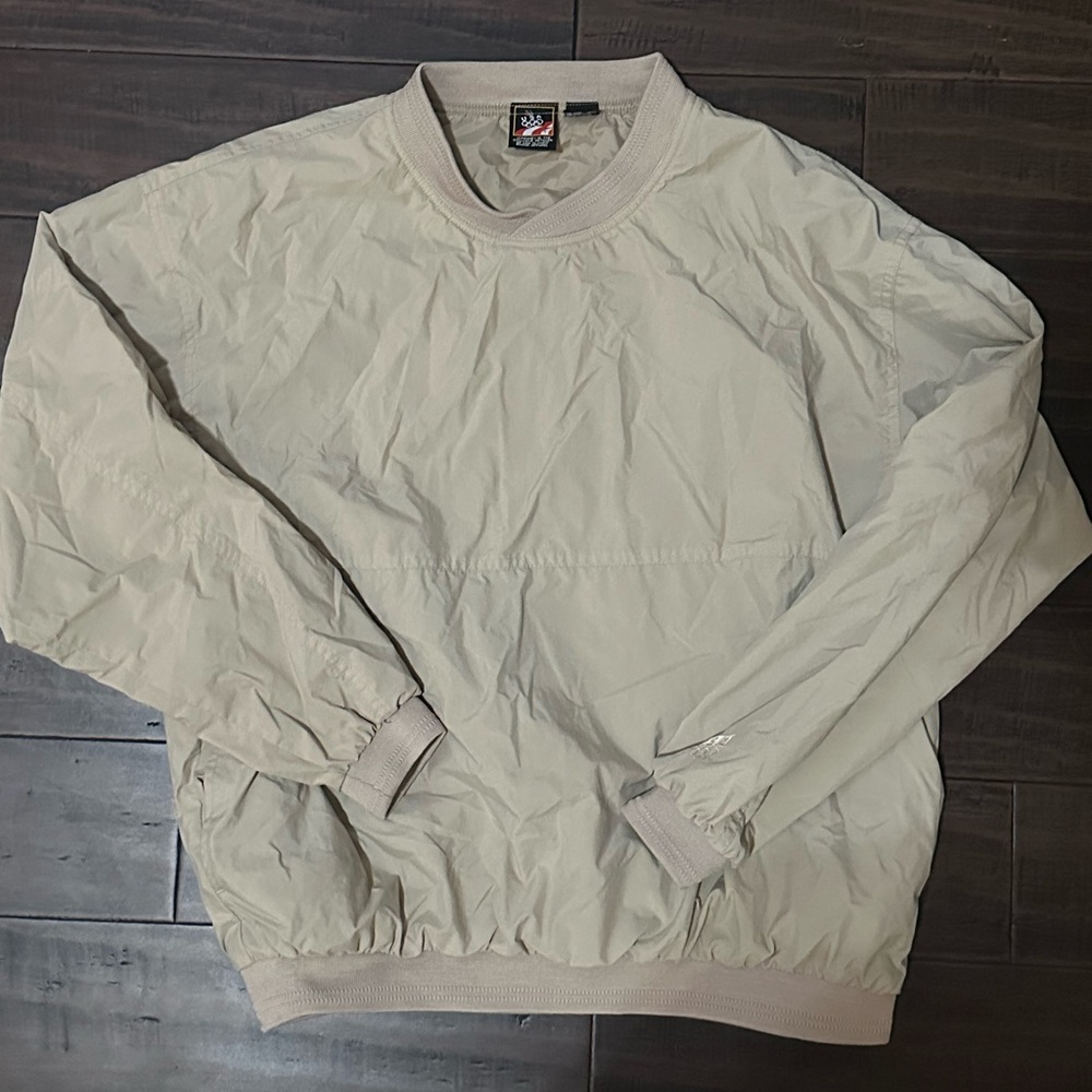 Men's Classic Beige Windbreaker by [Brand]